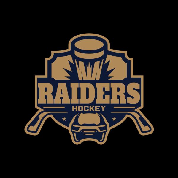 Raiders Hockey logo template Thumbnail